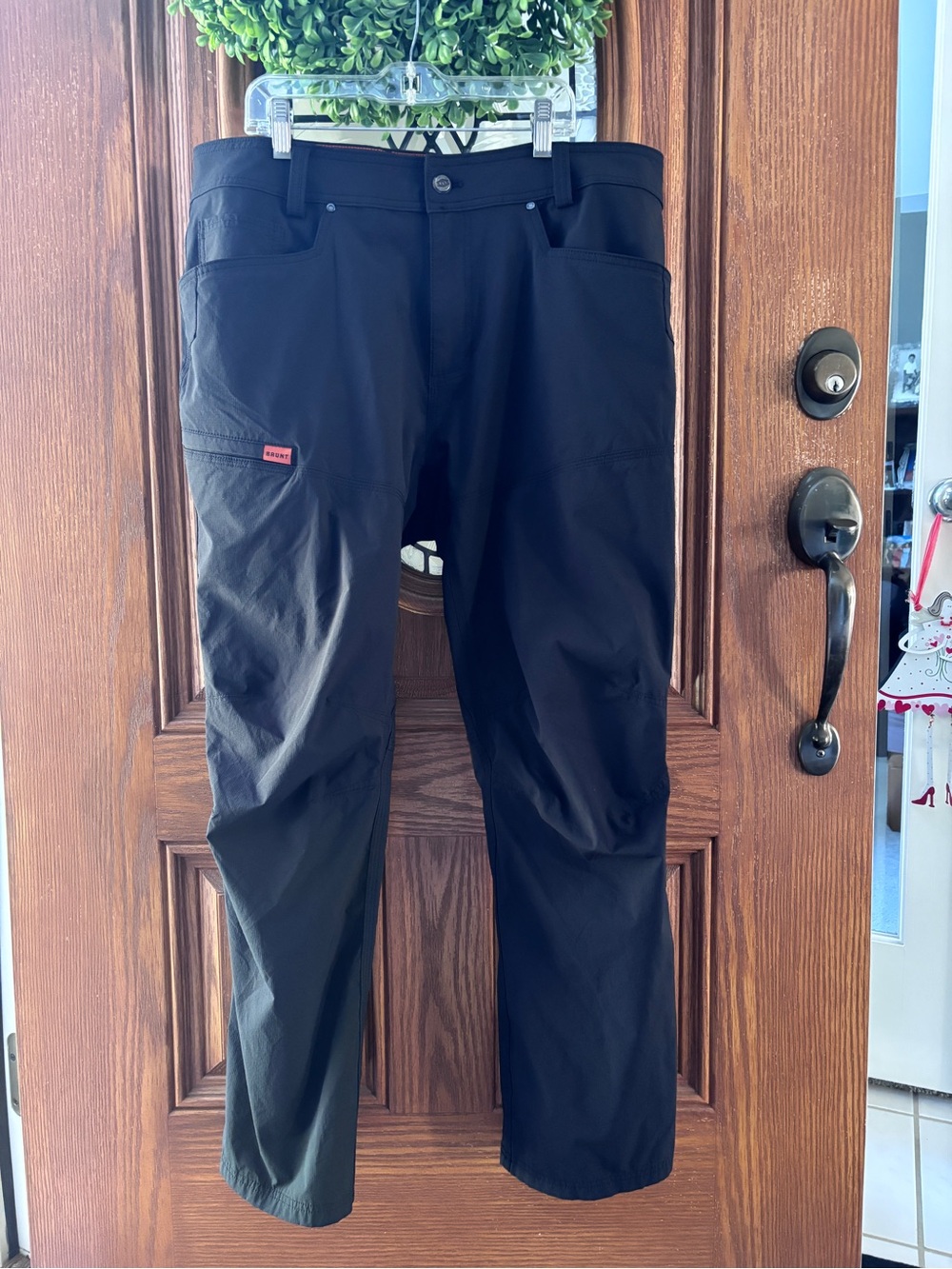 BRUNT The Costello Ripstop Pant Lightweight Breathable Work Pants Black 36x30 - Picture 4 of 11